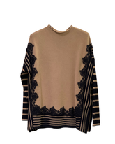 Maglia pizzo e righe