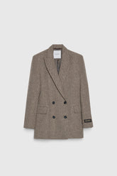 Blazer doppio petto spinato