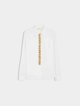 Camicia con ricamo gioiello