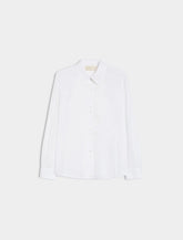 Camicia semiaderente regular in popeline