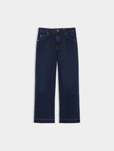 Jeans flare in denim stretch