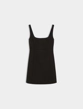 Abito mini in tessuto tecnico stretch