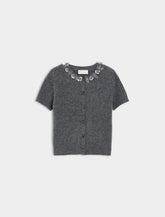 Cardigan a maniche corte