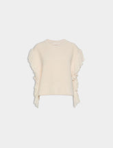 Maglia Gilet con frange