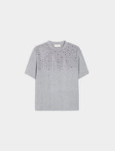 T-shirt con strass