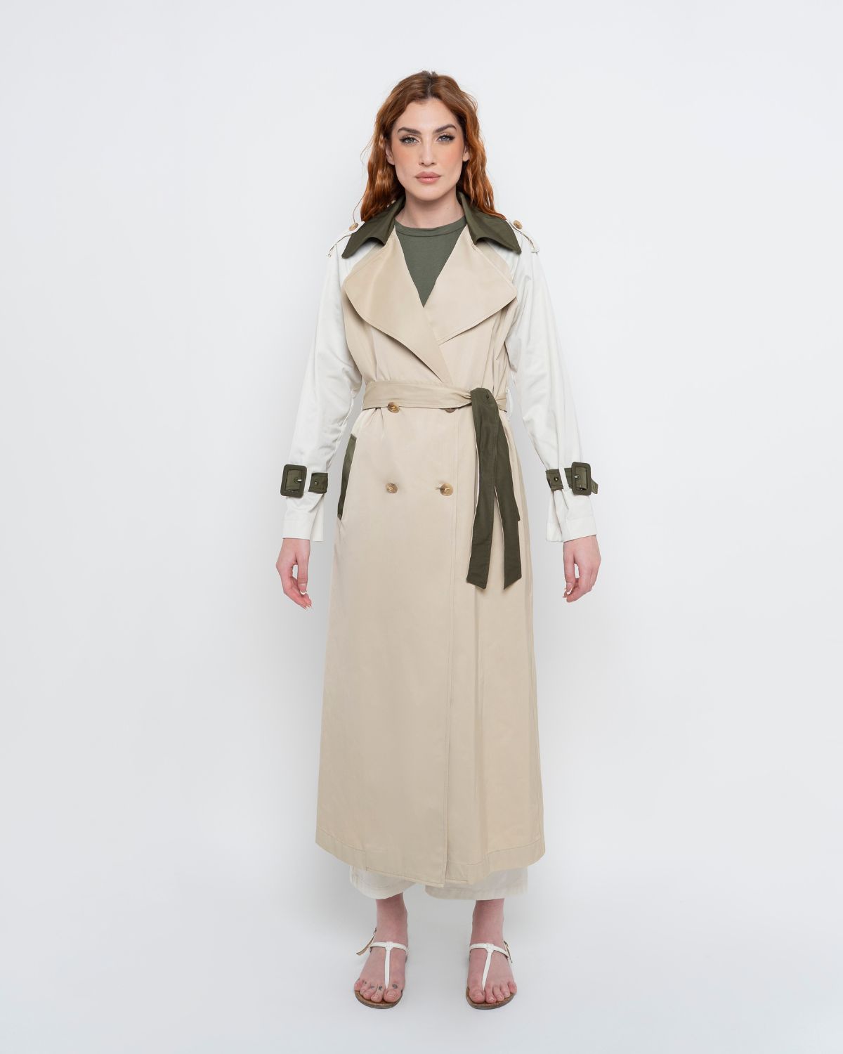 Trench Lungo Multicolor
