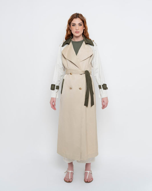 Trench Lungo Multicolor