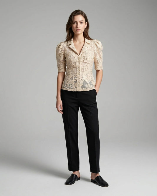 Camicia leggera in misto cotone