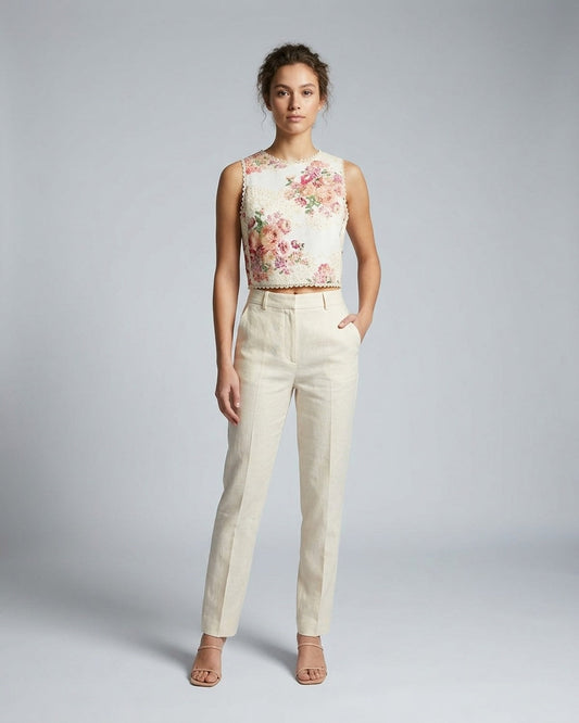 Top in cotone essenziale