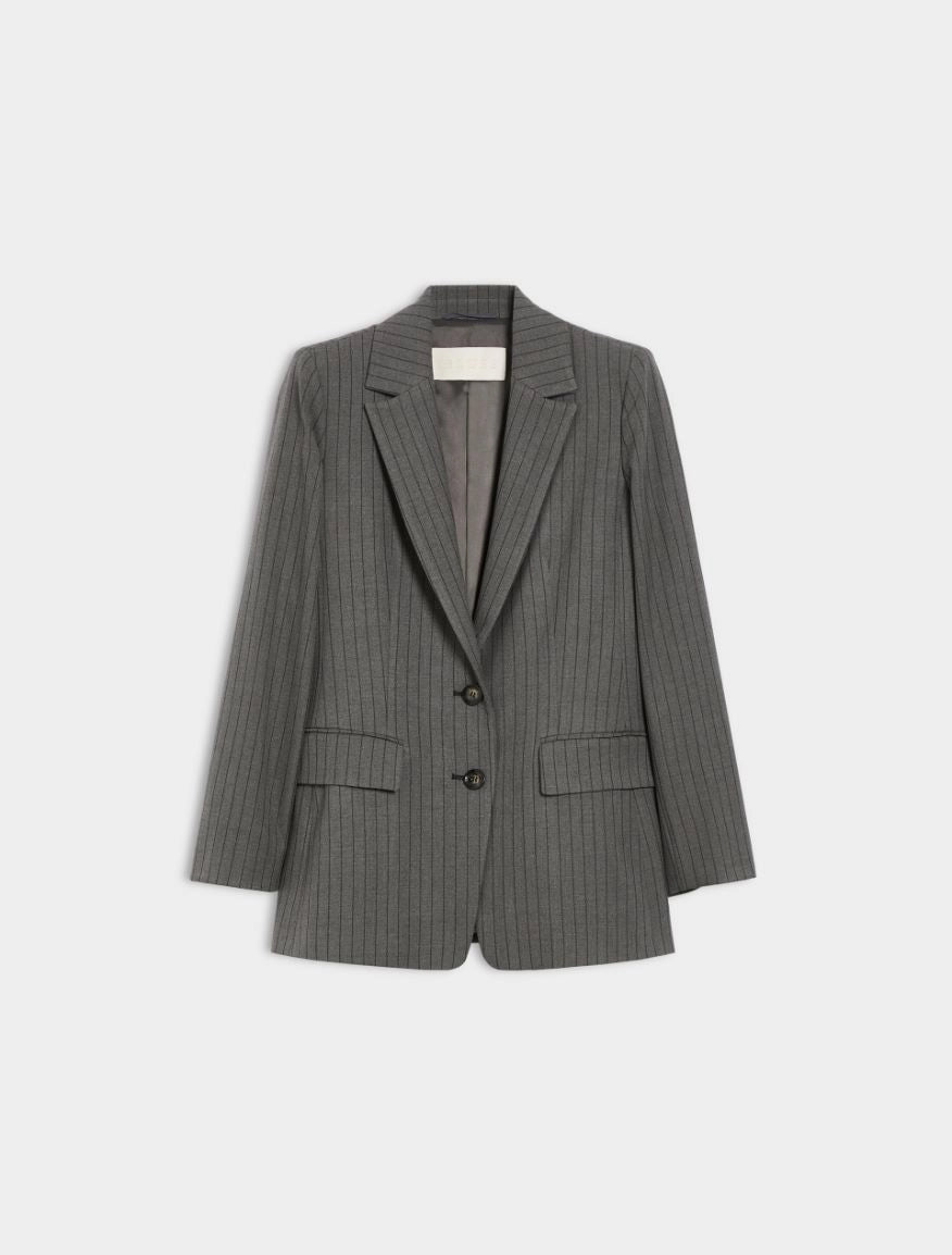 Blazer scivolato monopetto