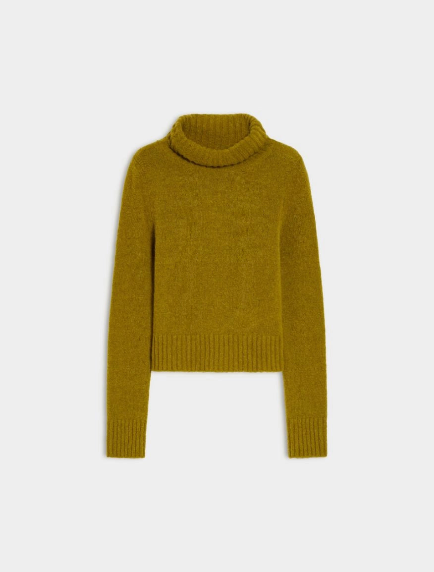 Maglia aderente a collo alto