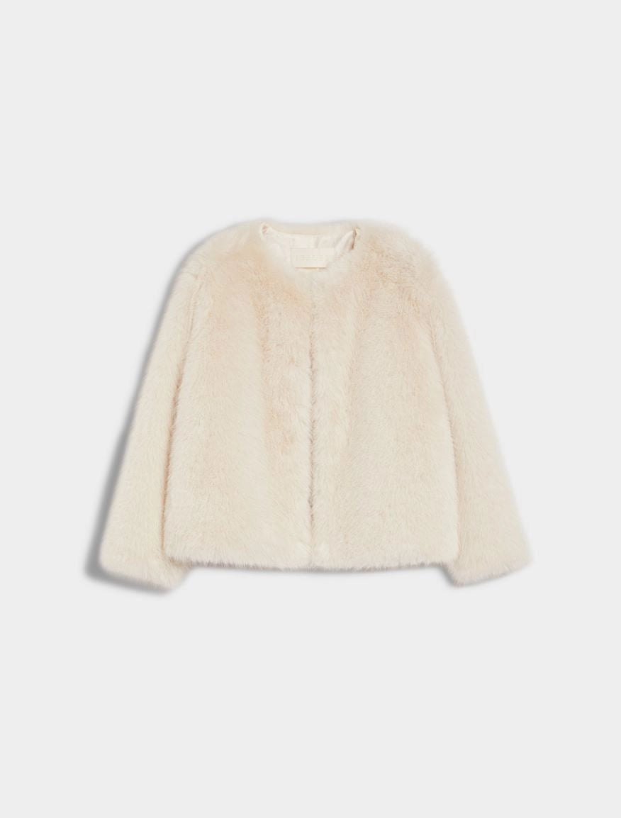 Eco pelliccia fluffy corta