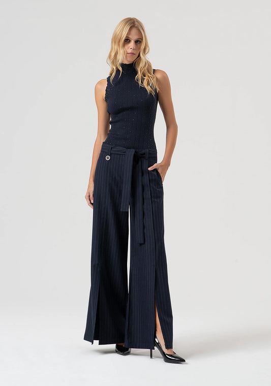 fracomina-super-flare-pants-with-belt-darkblu-fr25wv3008w813d4-117 1