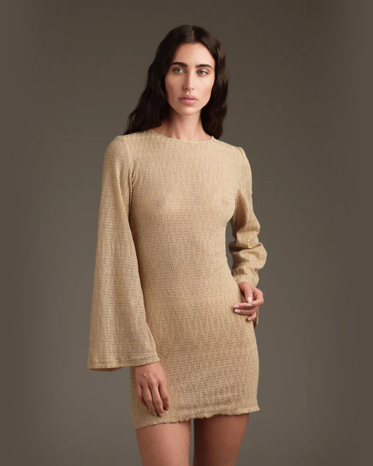 Maglia Oro - Vestito Corto