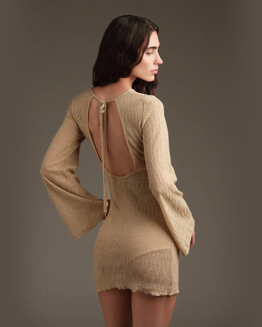 Maglia Oro - Vestito Corto