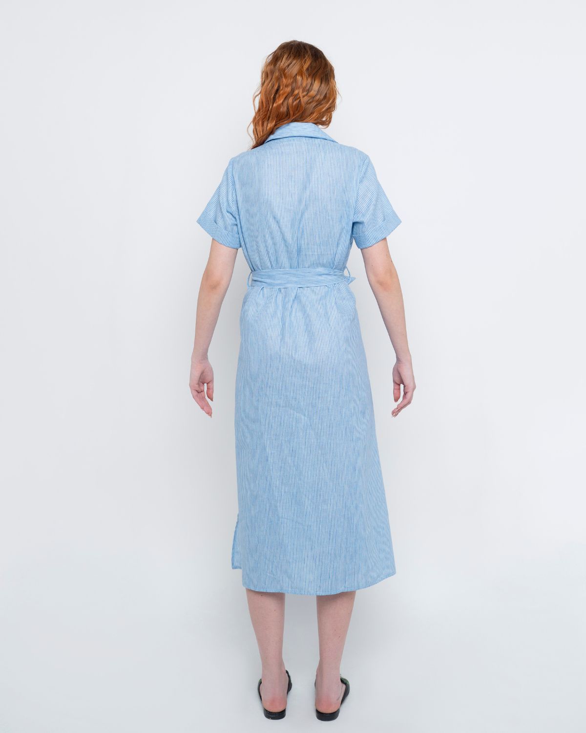 Abito Trapezio Riga Cielo