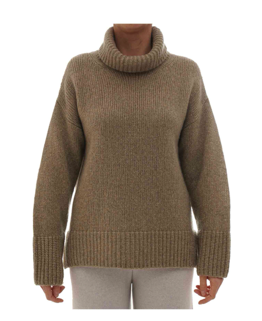 Maglia dolcevita con collo ampio