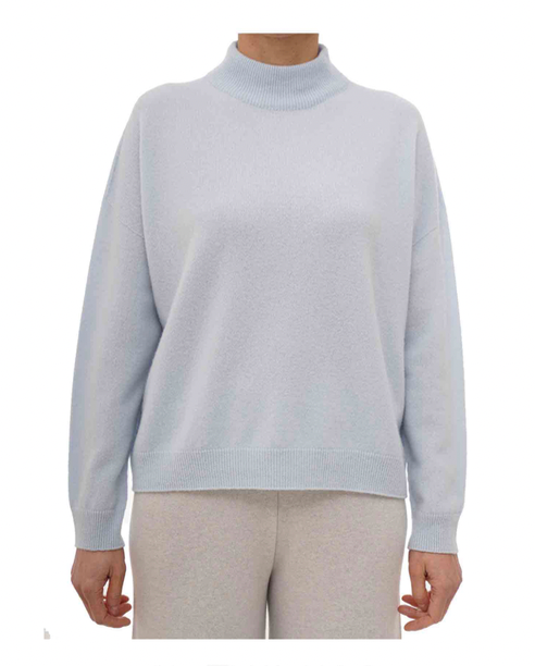 Maglia girocollo mezzo lupetto