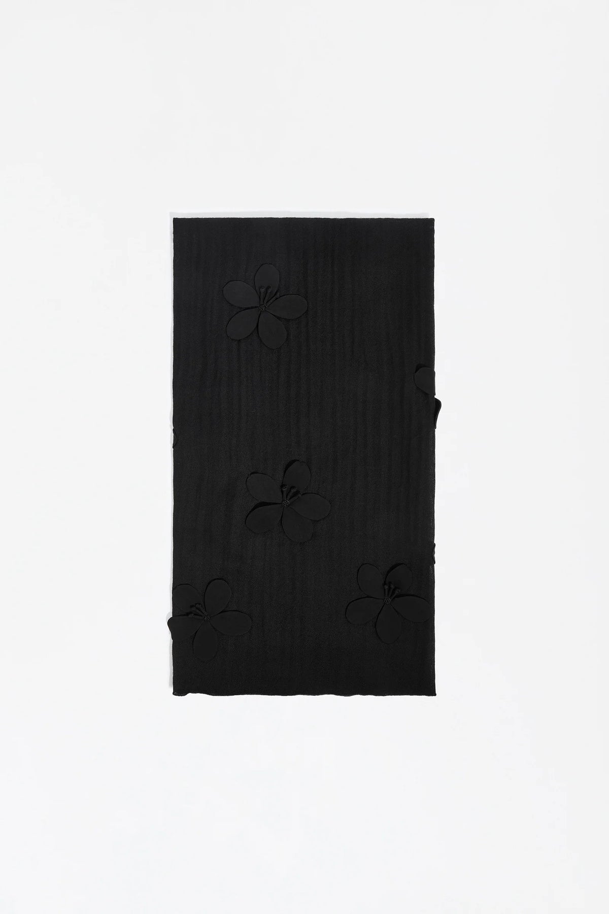 Sciarpa fantasia floreale su tono