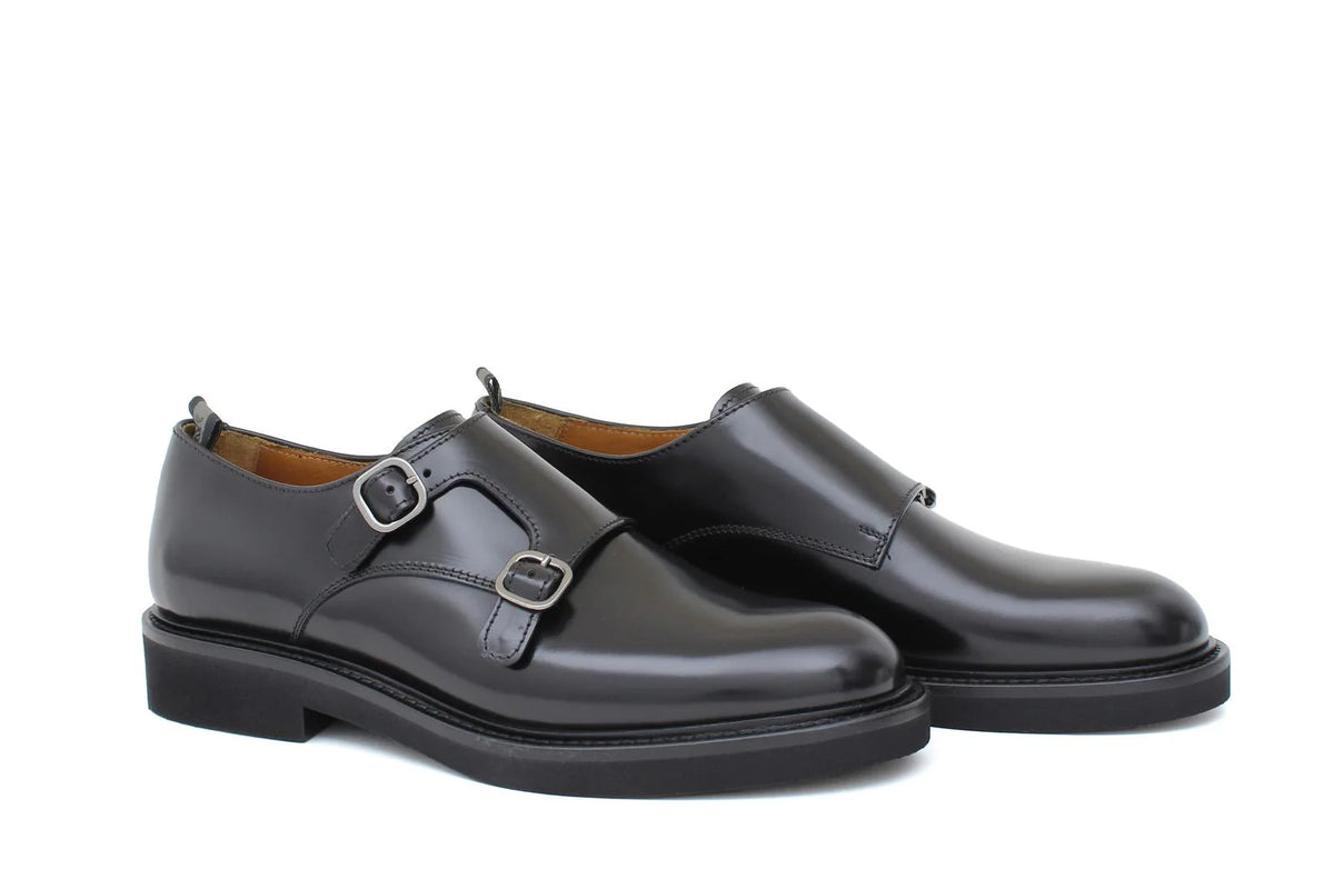 Monkstrap in vitello spazzolato