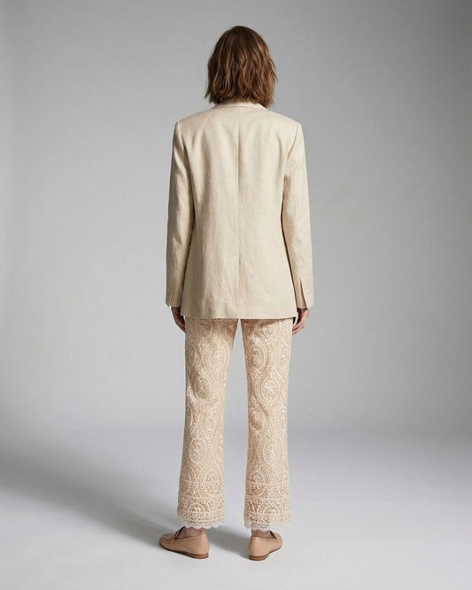 Pantalone leggero in misto cotone